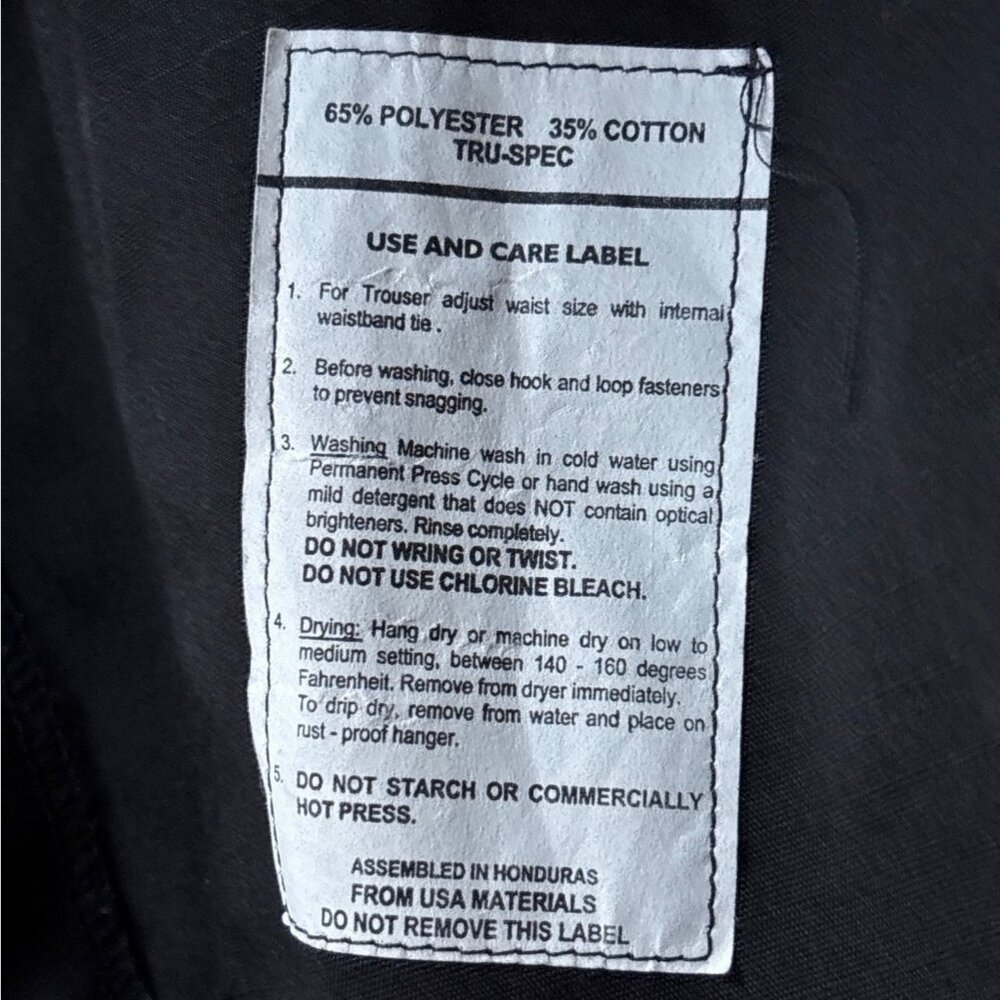 TRU-SPEC Rip-Stop Tactical Uniform Shirt Jacket M Diagonal Chest Hand Pockets - Picture 8 of 11